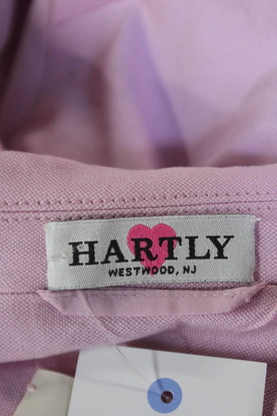 Circolo Womens Double Breasted Long Sleeve Unlined Blazer Light Pink Size 36