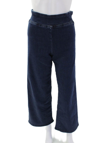 Frame Womens High Rise Pull On Jetset Slim Palazzo Flare Leg Jeans Blue Size 0