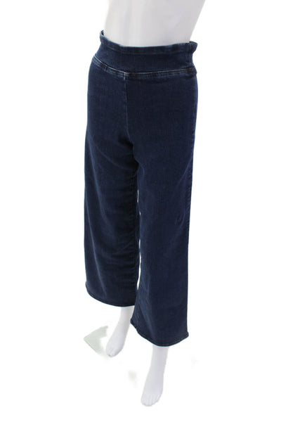 Frame Womens High Rise Pull On Jetset Slim Palazzo Flare Leg Jeans Blue Size 0