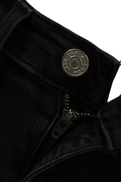 Rag & Bone Jean Womens Cotton High Rise Five Pocket Skinny Jeans Black Size 25