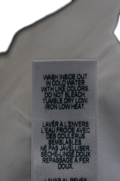 Frame Denim Womens Cotton Zippered Mid-Rise Skinny Jeans White Size 25