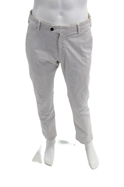 Peter Millar Men's Flat Front Straight Leg Dress Pants Beige Size 32