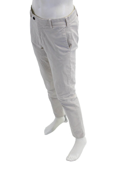 Peter Millar Men's Flat Front Straight Leg Dress Pants Beige Size 32