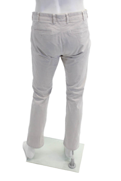 Peter Millar Men's Flat Front Straight Leg Dress Pants Beige Size 32