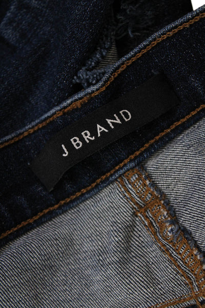 J Brand Womens Denim Low Rise Cut Off Shorts Tribute Blue Cotton Size 27
