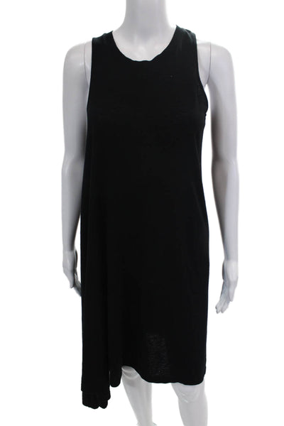 Rag & Bone Sleeveless Halter Neckline Knee Length Trapeze Dress Black Size S