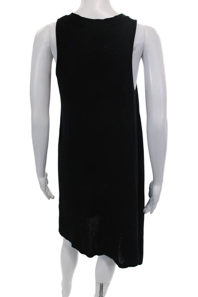 Rag & Bone Sleeveless Halter Neckline Knee Length Trapeze Dress Black Size S
