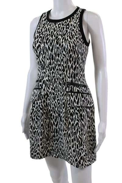 Nanette Lepore Womens Sleeveless Zippered Pocket Detail Dress Black Size 0