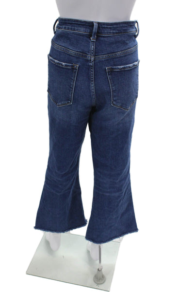 Bayeas Womens Cotton Dneim Five Pocket High-Rise Bootcut Jeans Blue Size 32