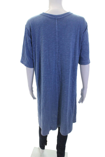 Wilt Womens Short Sleeve Lined Casual Tunic Casual Top Blue Size M