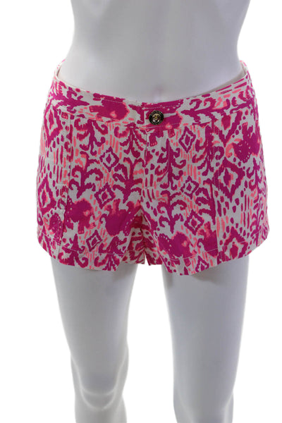 Lily Pulitzer Womens Cotton The Laina Pocketed Short Shorts Pink Size 4