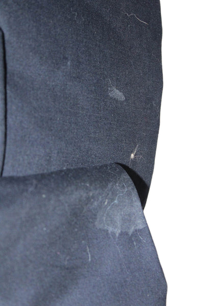Lauren Ralph Lauren Mens Two Button Notched Lapel Plaid Blazer Jacket Navy 42