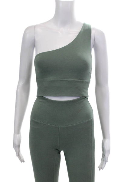 Sincerely Jules Womens Leggings Sports Bra Set Green Size Extra Extra Small