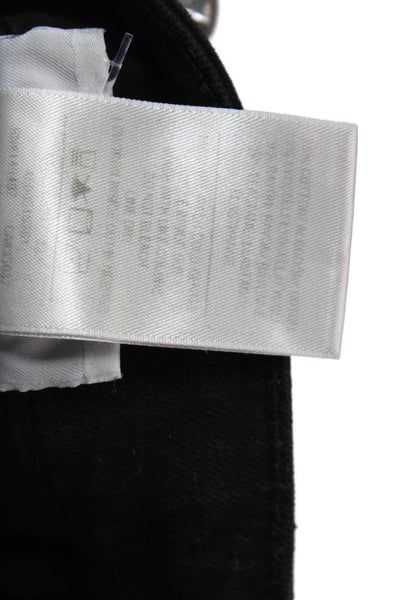 Joes Womens The Callie High Rise Coated Bootcut Cropped Jeans Black Size 29