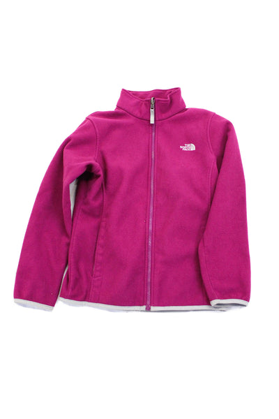 The North Face® Girls Long Sleeves Full Zip Basic Jacket Pink Size 14