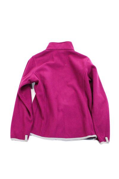 The North Face® Girls Long Sleeves Full Zip Basic Jacket Pink Size 14