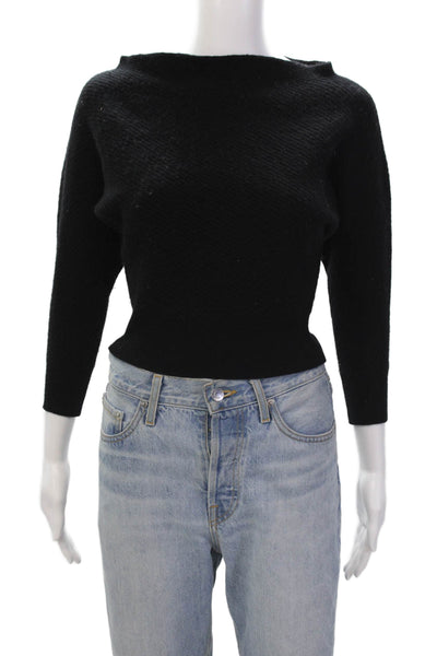 R Label The Reset Women's Dolman Sleeves Pullover Sweater Black Size XS