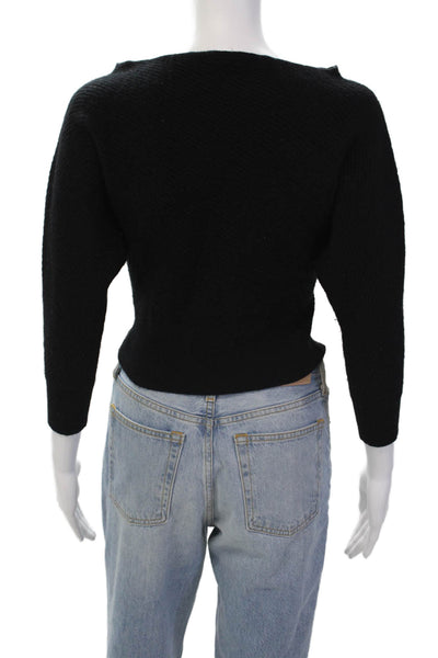 R Label The Reset Women's Dolman Sleeves Pullover Sweater Black Size XS