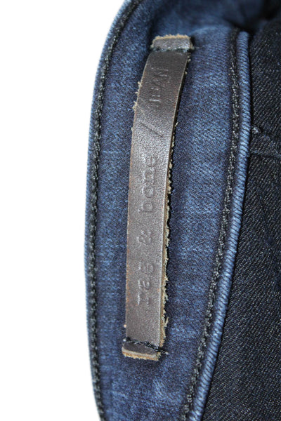 Rag & Bone Jean Womens Cotton Embroidered Dark Wash Skinny Jeans Blue Size 27