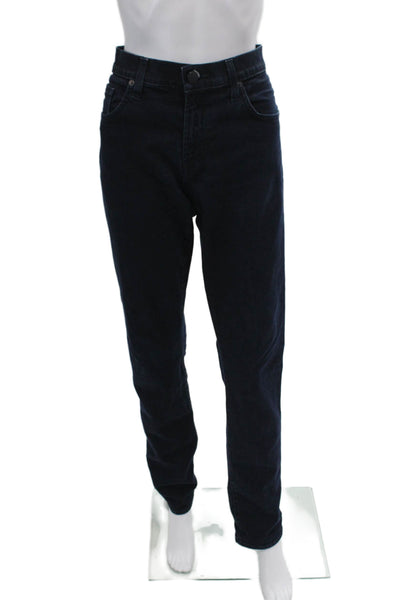 J Brand Womens Cotton Denim Five Pocket Mid-Rise Skinny Jeans Blue Size 32