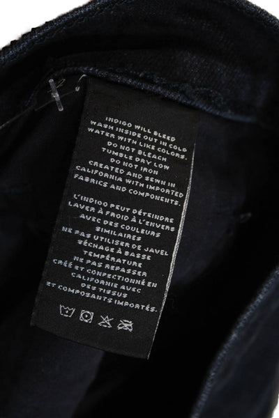 J Brand Womens Cotton Denim Five Pocket Mid-Rise Skinny Jeans Blue Size 32