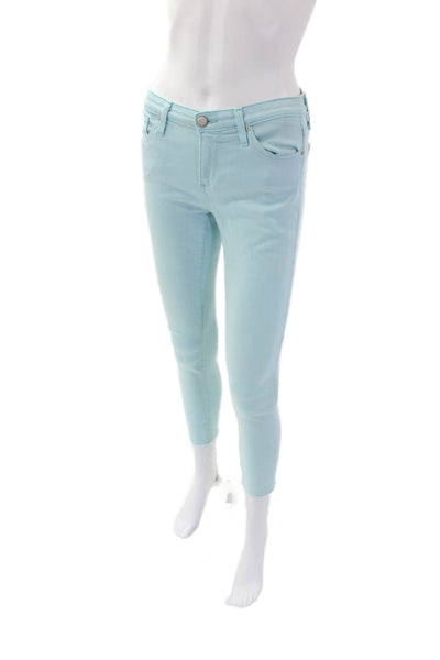 AG Adriano Goldschmied Womens The Legging Super Skinny Ankle Jeans Aqua Size 25