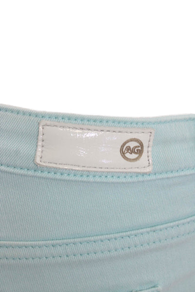 AG Adriano Goldschmied Womens The Legging Super Skinny Ankle Jeans Aqua Size 25