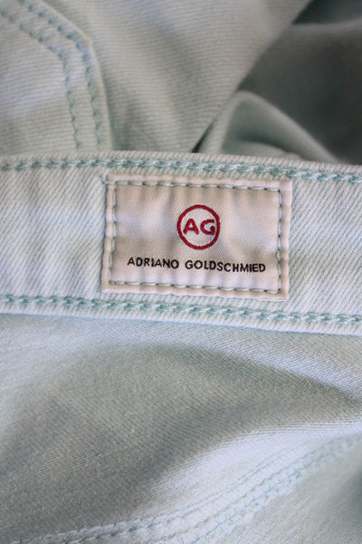 AG Adriano Goldschmied Womens The Legging Super Skinny Ankle Jeans Aqua Size 25