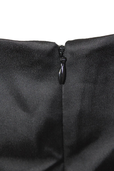 Maggy London Womens Two-Toned Sleeveless Peplum Tank Dress Black Size 8
