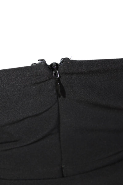 Intermix Womens Halter Neck Sleeveless Zippered Jumpsuit Black Size PP
