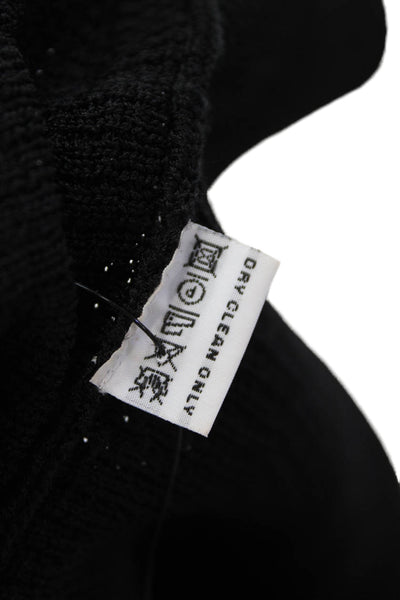 M. Patmos Womens Short Sleeve Stretch Knee Length Dress Black Size XS