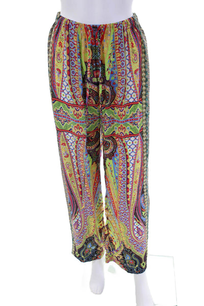 Moda Baronessa Women's Elastic Waist Tampico Trinidad Pants Multicolor Size S