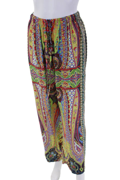 Moda Baronessa Women's Elastic Waist Tampico Trinidad Pants Multicolor Size S