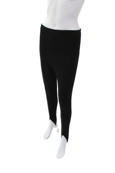 Remain Womens High Waisted Elastic Waist Stirrup Leggings Black Size 6