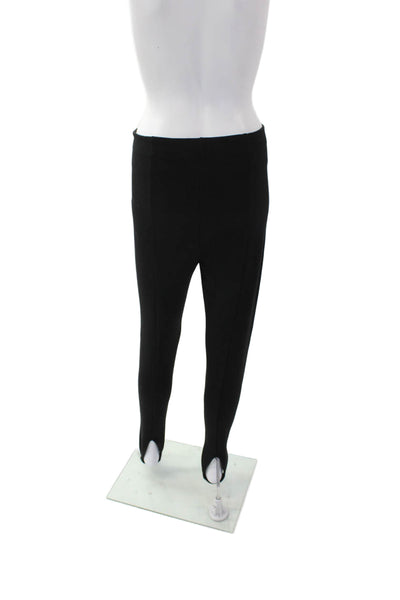 Remain Womens High Waisted Elastic Waist Stirrup Leggings Black Size 6