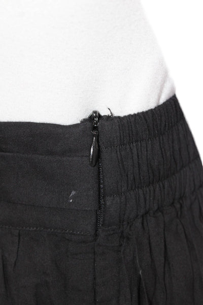Pinnacle Shruti Sancheti Womens Embroidered Stretch Maxi Skirt Black Size Small