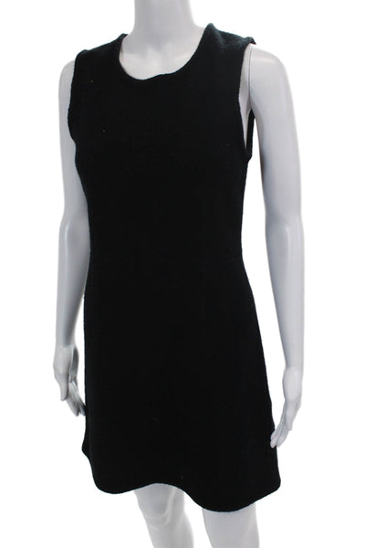 Alexander Wang Women's Round Neck Sleeveless Mini Dress Black Size M