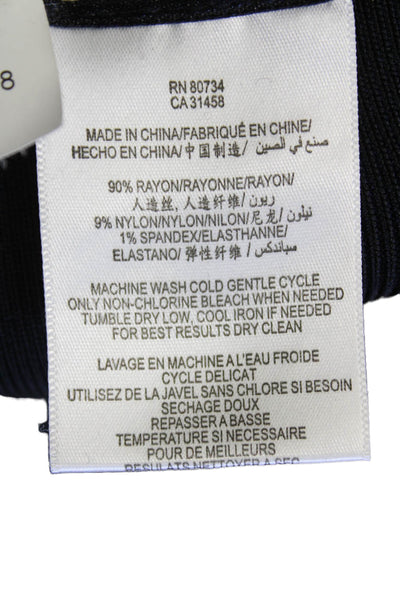 BCBG Max Azria Womens Fitted Sequined Hem Detail Mini Skirt Black Size XS