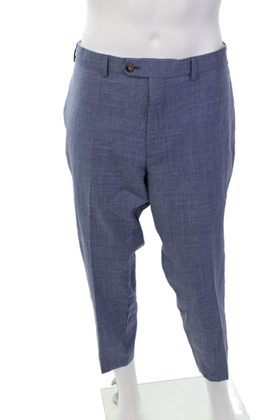 Lauren Ralph Lauren Mens Wool Blend two Button Two Piece Suit Set Blue Size 46