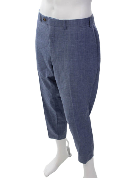 Lauren Ralph Lauren Mens Wool Blend two Button Two Piece Suit Set Blue Size 46