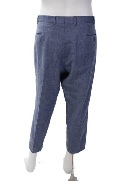 Lauren Ralph Lauren Mens Wool Blend two Button Two Piece Suit Set Blue Size 46