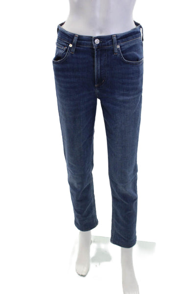 Citizens of Humanity Womens Cotton 5 Pocket Mid-Rise Skinny Jeans Blue Size 26