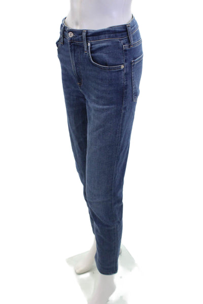 Citizens of Humanity Womens Cotton 5 Pocket Mid-Rise Skinny Jeans Blue Size 26
