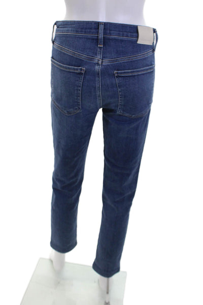 Citizens of Humanity Womens Cotton 5 Pocket Mid-Rise Skinny Jeans Blue Size 26