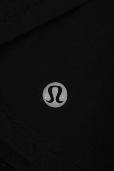 Lululemon Womens Low Rise Pull On Athletic Shorts Black Size 10