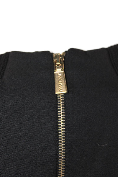 Jason Wu Womens Wool Sleeveless Crew Neck Zippered Pencil Dress Black Size 10