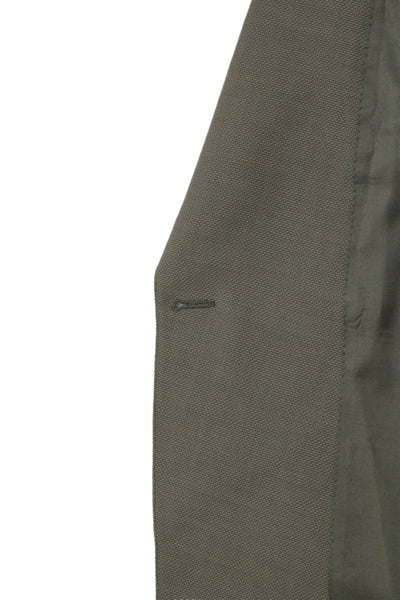 Canali Men's Long Sleeves Lined Collared Double Breast Jacket Beige Size 42