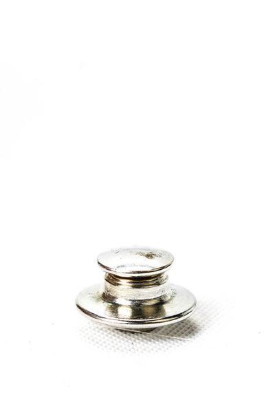 Sylva & Cie Sterling Silver Diamond Horseshoe Pin 2.9g