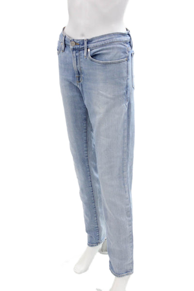 Frame Womens Le Homme Skinny Light Wash Skinny Jeans Blue Size 33