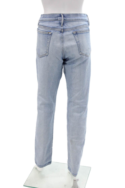Frame Womens Le Homme Skinny Light Wash Skinny Jeans Blue Size 33